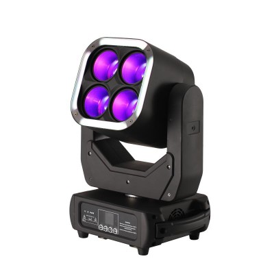 4pcs 60W LED  Wash Led Moving Head Zoom Stage Light