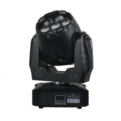 RGBW 7X12W LED Wash Led moving head zoom Stage Lights DJ Light